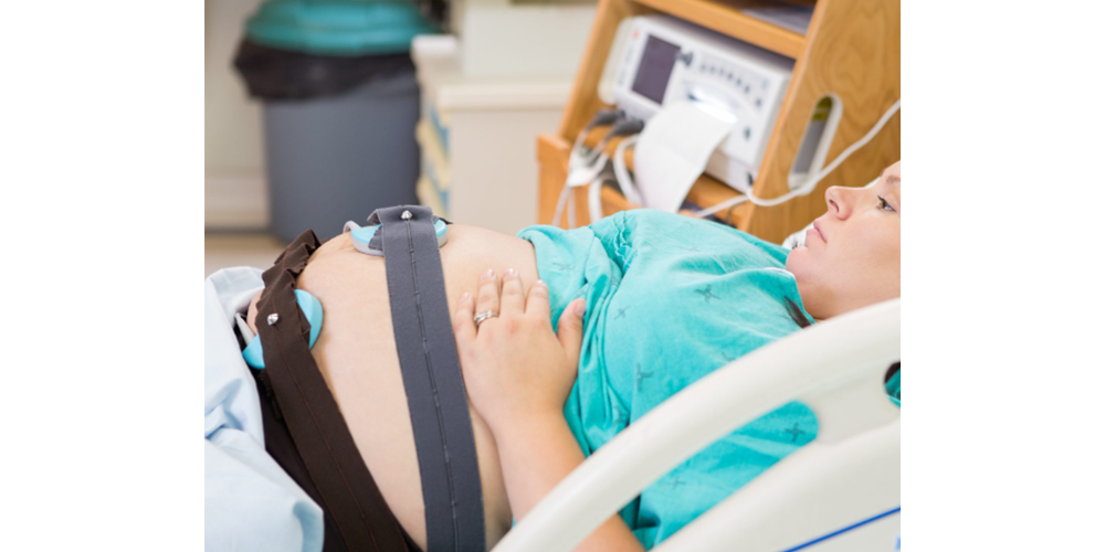 CTG measures the baby's heart rate in utero. At the same time it also monitors the contractions in the womb (uterus). CTG is used both before birth (antenatally) and during labour, to monitor the baby for any signs of distress.